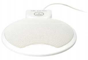 CBL410 PCC WHITE PLUG AND PLAY DESKTOP MICROPHONE FOR USE WITH PC OR LAPTOP. FOR CONFERENCES VIA VOIP. CASCADABLE.
